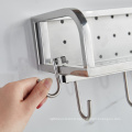 Stainless steel Kitchen utensils rack with hook for spice